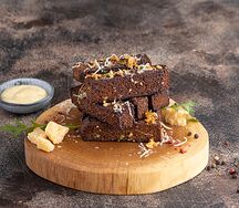 Чесночные тосты из бородинского хлеба