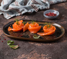 Лосось холодного копчения