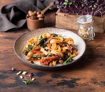 Паста тальятелле (постное меню)