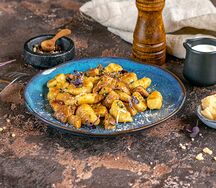 Ньокки с белыми грибами