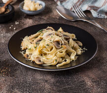 Феттучини с грибами