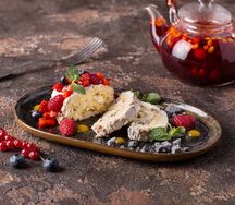 Рулет из меренги