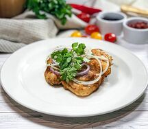 Шашлык из мякоти цыплёнка на гриле