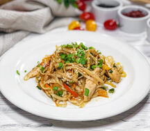 Лапша пшеничная с курицей