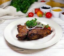 Сочный шашлык из нежной cвинoй шейки