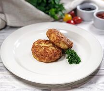 Рубленая котлета с сыром