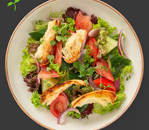 Салат Панцанелла с трюфельным дрессингом