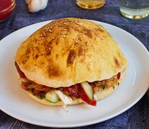Донер с курицей в пите