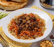 Плов с говядиной