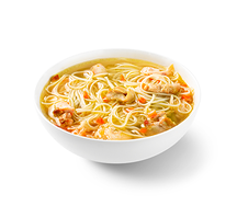 Суп-лапша куриная с зеленью