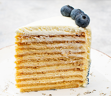 Торт с голубикой