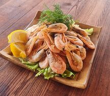 Креветки отварные