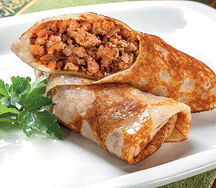 Блины с мясом
