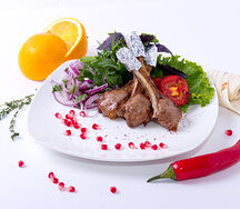 Шашлык из бараньей корейки
