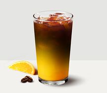 Холодный кофе с натуральным свежевыжатым соком Бамбл