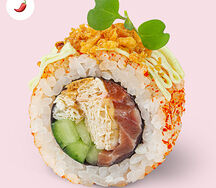 Цитрусовый ролл с лососем