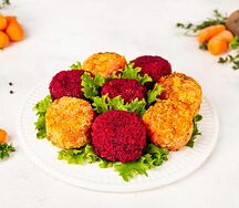 Биточки свекольные и морковные