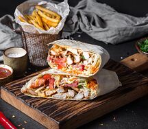 Шаурма с курицей классическая