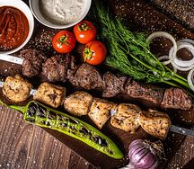 Шашлык из нежнего филе куриной грудки