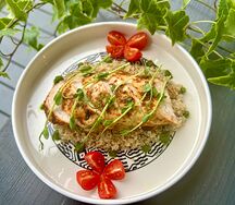 Куриное филе с киноа