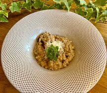 Ризотто с курицей и грибами