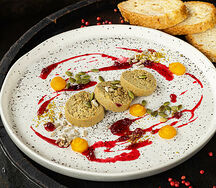 Паштет из печени с манговым мармеладом