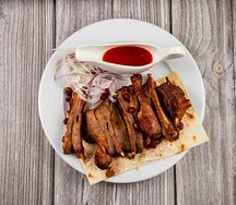 Шашлык из свиных ребрышек