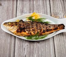 Форель на мангале