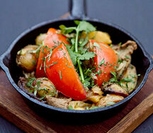 Оджахури-жаркое из индейки с картошкой