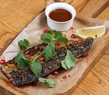 Филе скумбрии на мангале