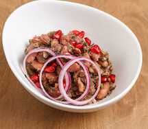 Холодное лобио из красной фасоли