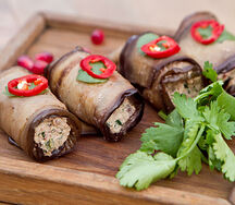 Баклажаны с орехами