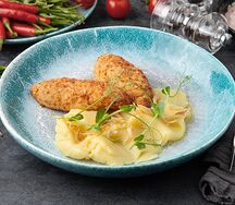 Куриные котлеты с картофельным пюре