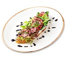 Брускетта с ростбифом