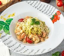 Al salmone Gamberetti