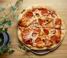 Пицца Пепперони с беконом