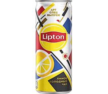 Холодный чай Lipton Лимон черный