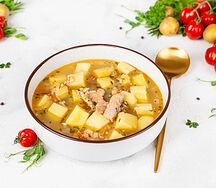 Уха из горбуши оригинальная