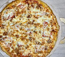Пицца с курицей и томатом