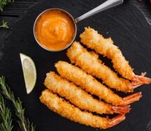 Креветки Темпура