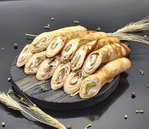Блинчики с ветчиной и сыром