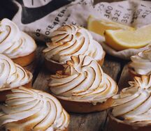 Тарталетка лимонная с меренгой