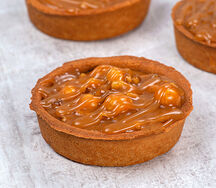 Тарталетка карамельно-ореховая
