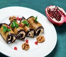 Баклажаны с орехами