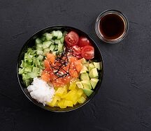 Поке с лососем