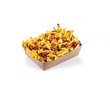 Картофель фри с охотничьими колбасками