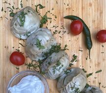 Манты с говядиной