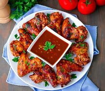 Шашлык из куриных крылышек в соусе Терияки