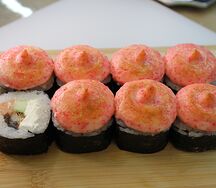 Запеченный ролл Хокайдо