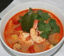 Том Ям с креветками